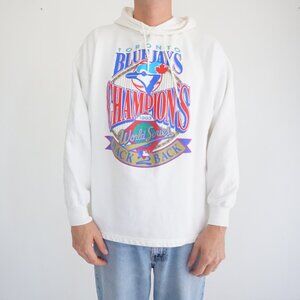 White Toronto Blue Jays Champions Hoodie